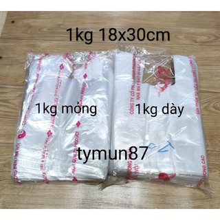 1kg túi nilon 2 quai xách đủ size