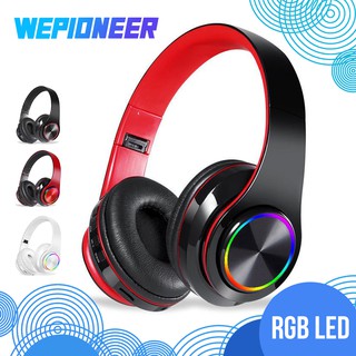 Tai Nghe Không Dây Bluetooth 5.0 Tích Hợp Đèn LED Nhiều Màu Sắc Kèm Phụ Kiện