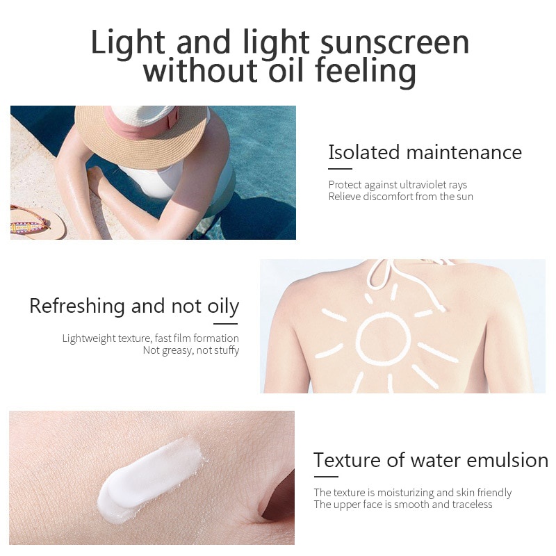 Kem chống nắng body UbodyOasis dưỡng ẩm kiềm dầu bảo vệ da chống lão hóa Spf50+ Tslm1