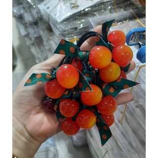 Set 2 dây cột tóc Cherry siêu xinh