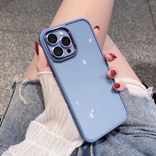 Ốp Điện Thoại Kim Loại Trong Suốt Chất Lượng Cao Cho Iphone 14 PRO MAX 14 13 PRO MAX 12 PRO MAX 11 PRO MAX