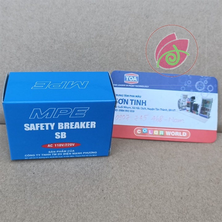 Cầu dao an toàn Aptomat Át HB CB cóc Mpe 15A 20A 30A 40A