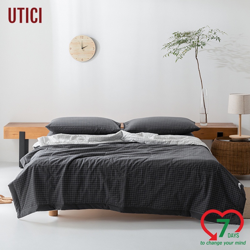 UTICI ruột chăn mùa hè điều hòa phong cách cora 100%Cotton, mát lạnh thoáng khí mềm tỉ mỉ màu đẹp có thể giặt bằng máy