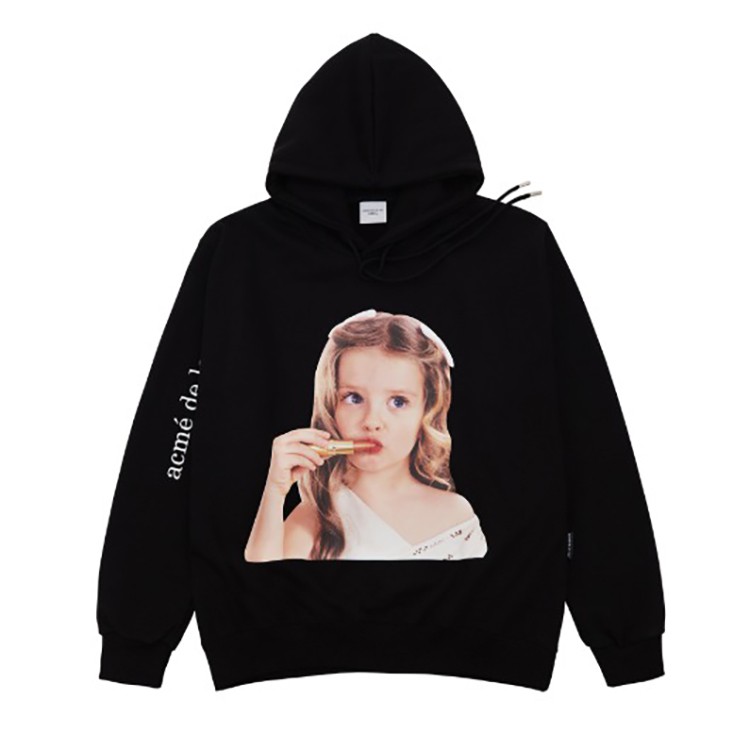 ÁO KHOÁC CÓ MŨ  ADLV BABY FACE HOODIE BLACK LIP STICK