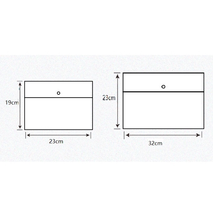 Túi đựng tài liệu giấy kiểm tra B5 A4 nhựa nhám tiện lợi