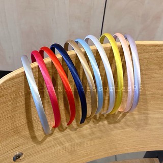 Băng đô tóc nữ lụa mảnh phong cách Hàn Quốc Jentra.Accessories95