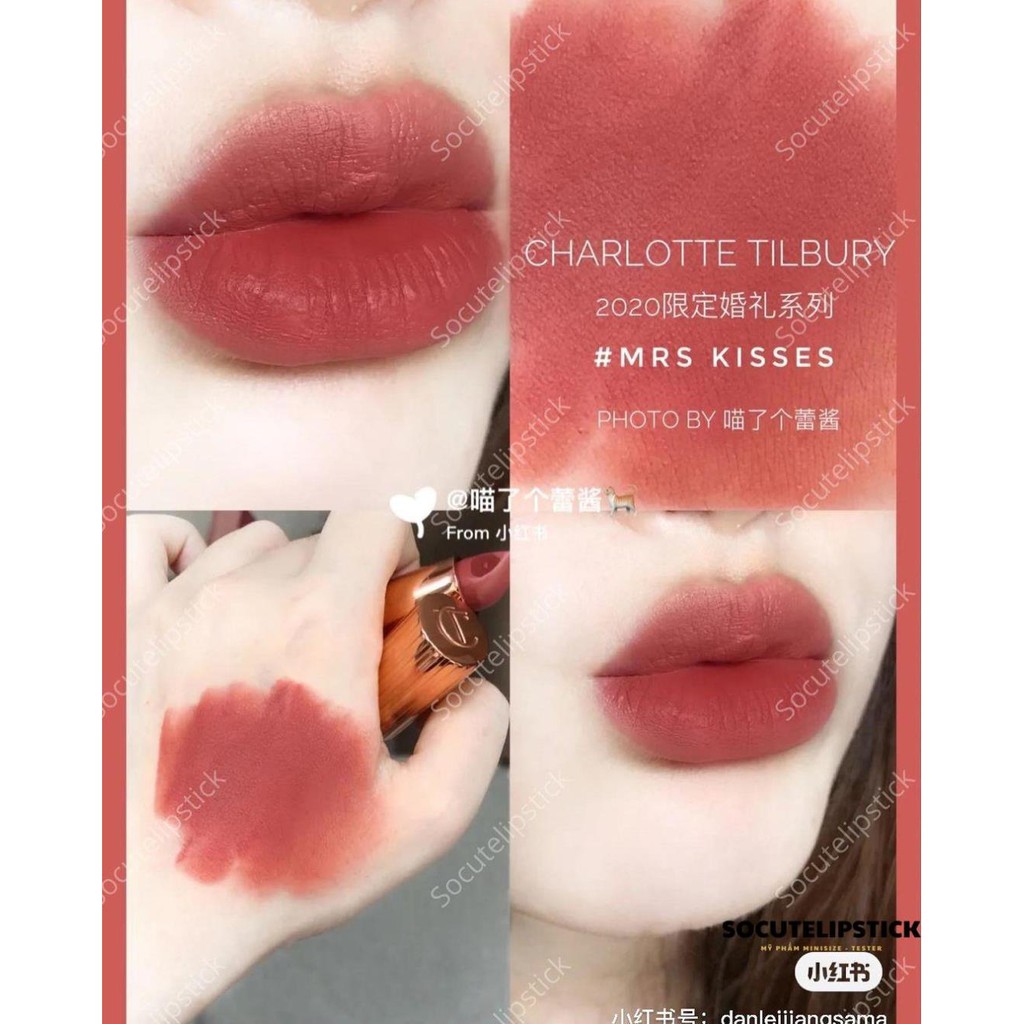 Son Charlotte Tilbury Mrs Kisses - Trà Sữa Đào & First Dance & Super You & Walk Of No Shame & Pillow Talk Medium | BigBuy360 - bigbuy360.vn