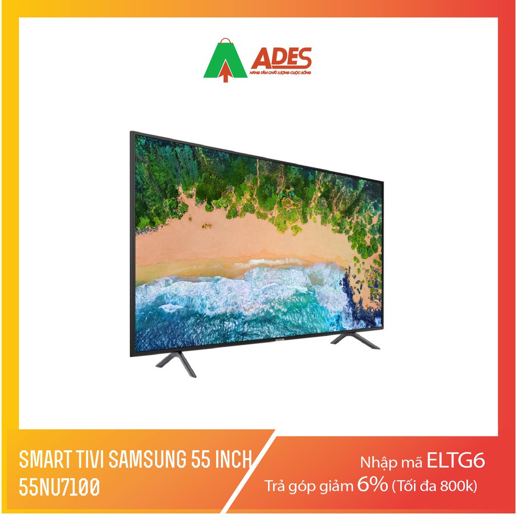 Smart Tivi Samsung 55 inch 55NU7100, 4K UHD, HDR