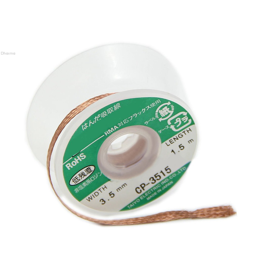 1 Cuộn Dây Đồng Hút Thiếc CP-3515 Dài 1.5m Rộng 3.5mm