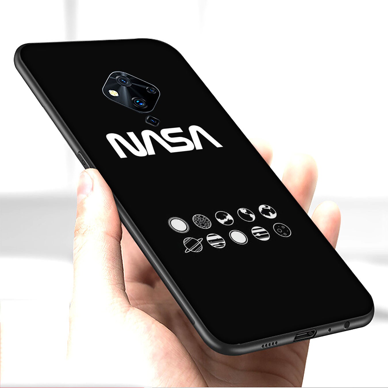 NASA Ốp Lưng Phong Cách Vũ Trụ Cho Oppo Realme 8 Pro C20 C21 V15 Gt Neo 5g 2 A5 Xt X2 A73 A93 F17 Pro Realme8