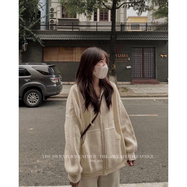 Áo khoác len dáng Hoddie | BigBuy360 - bigbuy360.vn