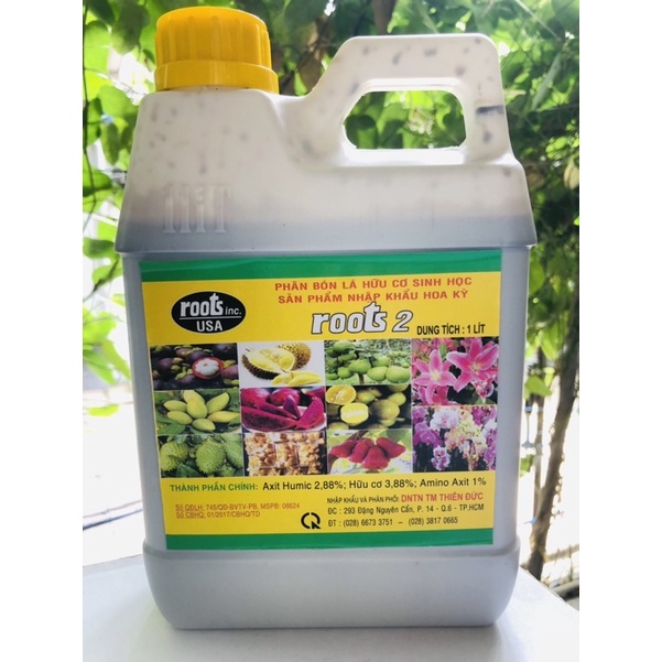 Phân bón lá cao cấp của Mỹ Root 2 can 1 Lít
