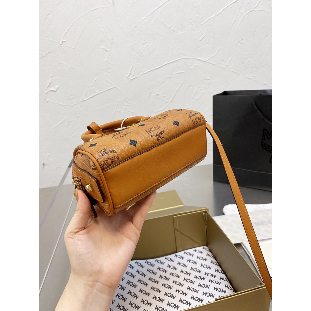 MCM Túi Đeo Chéo Phong Cách Vintage Hàn Quốc Thời Trang Cho Nữ