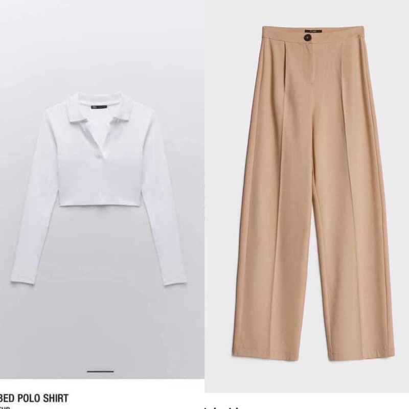 QNU44 - QUẦN NỮ SUÔNG ỐNG RỘNG ZR CÚC GIỮA | BigBuy360 - bigbuy360.vn