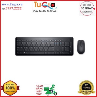 Bộ phím chuột không dây Dell Wireless Keyboard and Mouse KM117 Black