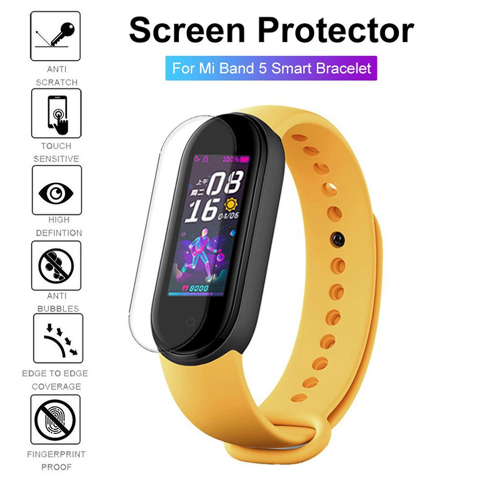 Set 1 / 2 / 5 miếng dán bảo vệ màn hình dành cho Xiaomi Mi Band 5 4 3