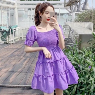 ĐẦM TÍM NHÚN NGỰC TAY PHỒNG