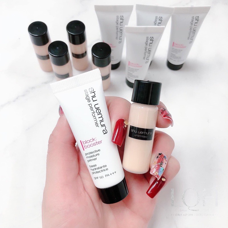 Giftset Make Up Shu Uemura kem lót 7ml và nền 4ml