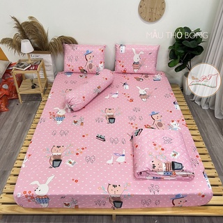 Ga chống thấm cao cấp chính hãng PT chất liệu thun lụa organic an toàn với làn da em bé (chọn mẫu)