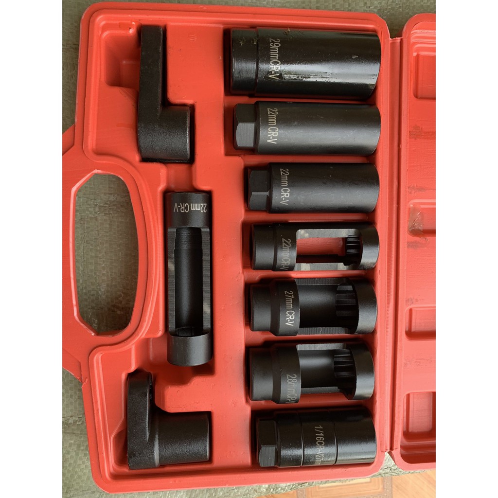 Bộ khẩu tháo cảm biến oxy 10 chi tiết