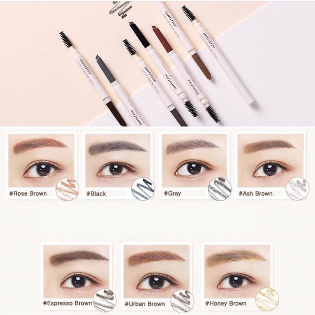 Chì Kẻ Mày Innisfree Auto EyeBrown Pencil