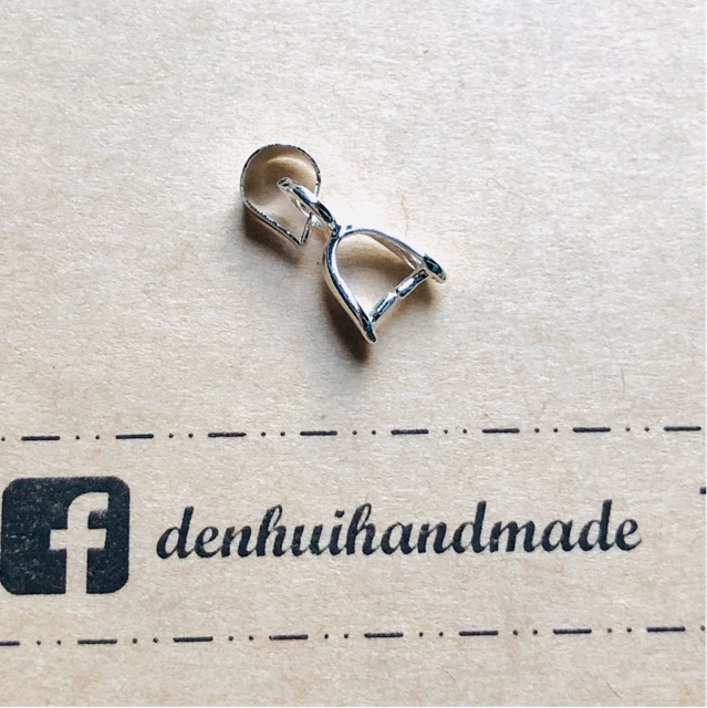 Móc Kẹp Mặt Dây Chuyền Mạ Bạc Silver 925