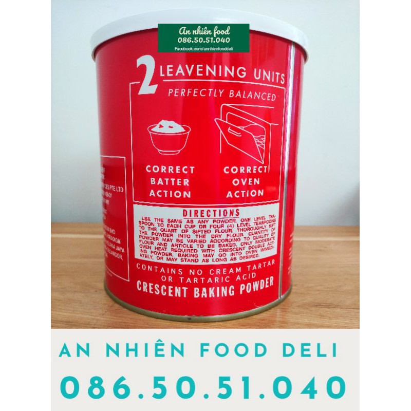 Bột Nở Đỏ Baking Powder Crescent 2.7KG