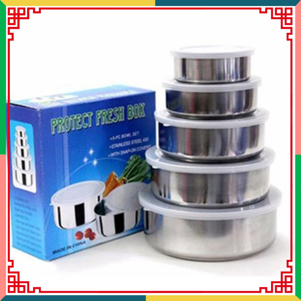 bộ thố inox 5 cái