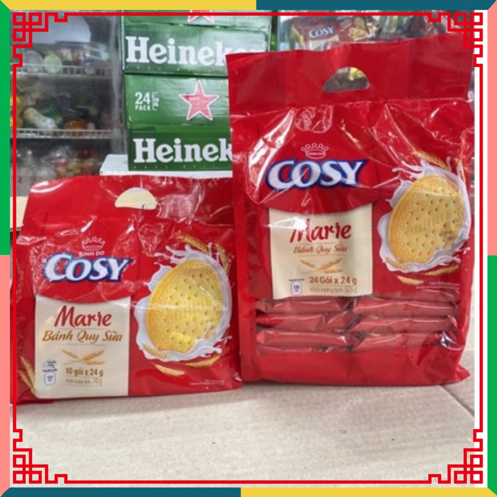 Bánh quy sữa Cosy Marie Bịch Từng Gói Nhỏ 240g/576g