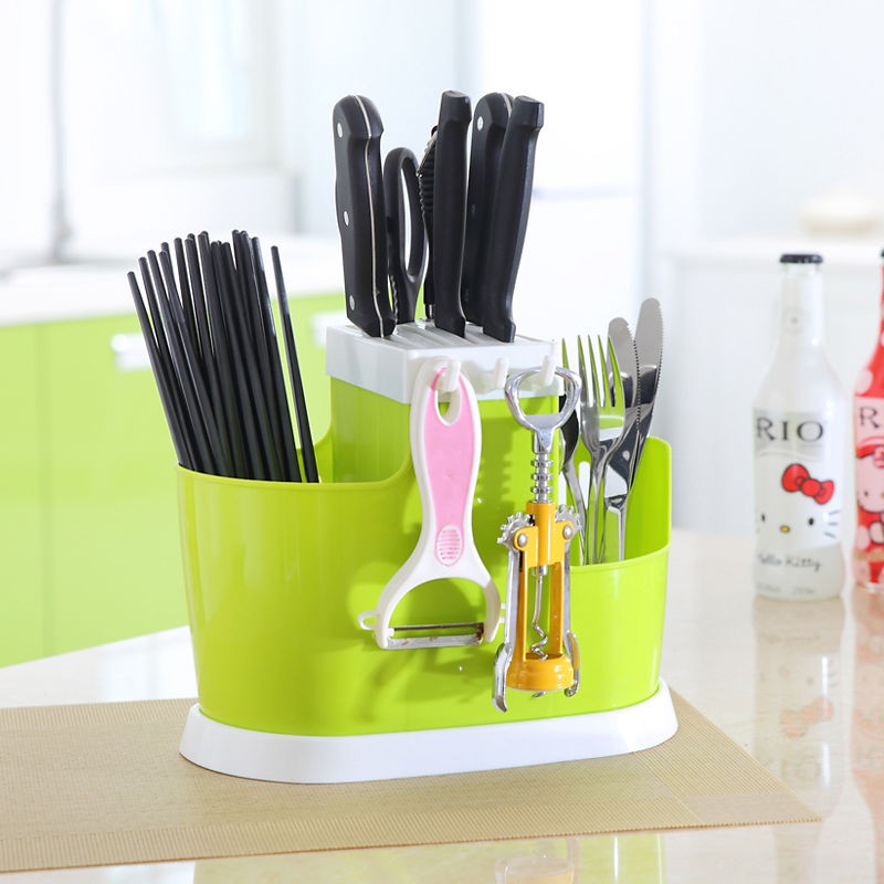 Hộp đựng dao nhà bếp đa chức năng gia dụng chèn vật giá để lồng đũa tích hợp đỡ