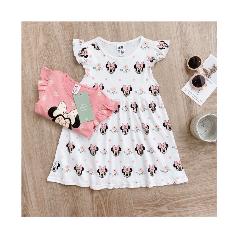 Set 2 váy Mickey HM xuất xịn