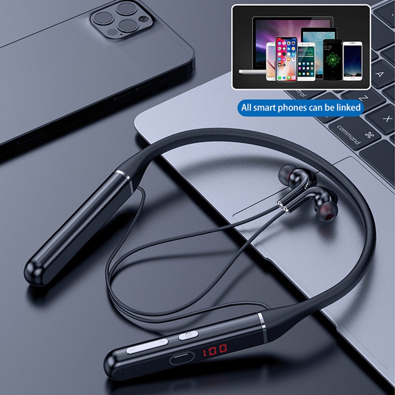 Tai Nghe Bluetooth Không Dây S650 100 Giờ Đeo Cổ Chống Ồn