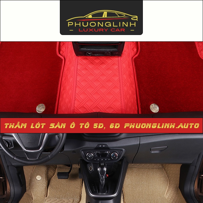 Thảm lót sàn ô tô 6D Hyundai Kona, thảm sàn da Pu thiết kế sang trọng, không mùi, chống ồn | BigBuy360 - bigbuy360.vn