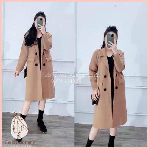 Áo Khoác Dạ Ép Cendy Clothing Chất Liệu Cao Cấp Thời Trang Thu Đông - CD138