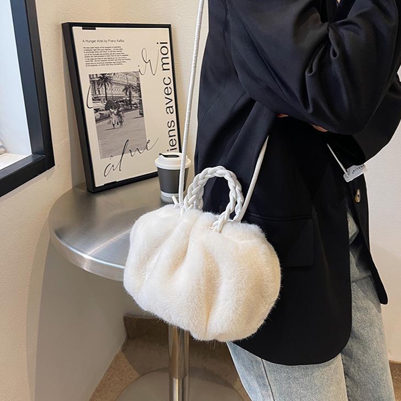 Túi Đeo Vai Bằng Vải Bông Thiết Kế niche Thời Trang Cho Nữ