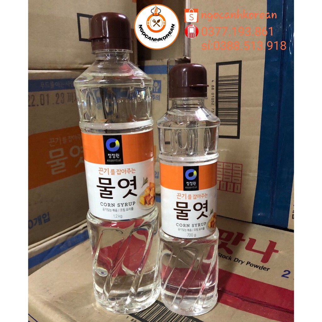 NƯỚC ĐƯƠNG MẬT NGÔ 700G/1,2KG DAESANG LÀM BÁNH TRUNG THU HÀN QUỐC