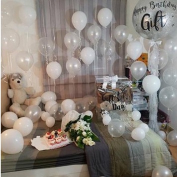 Dây ruy băng trơn màu 1.2cm dùng gói quà tặng, buộc bóng trang trí sinh nhật - Kem Shop K309