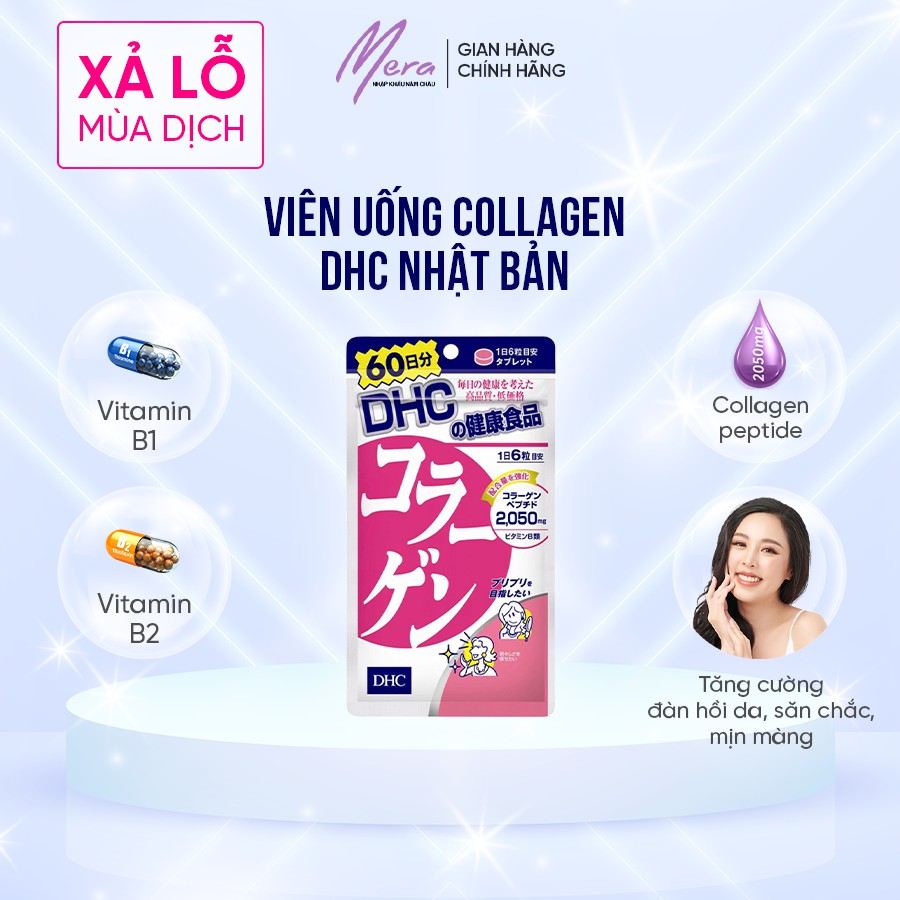 Viên uống Collagen DHC Nhật Bản 60 ngày