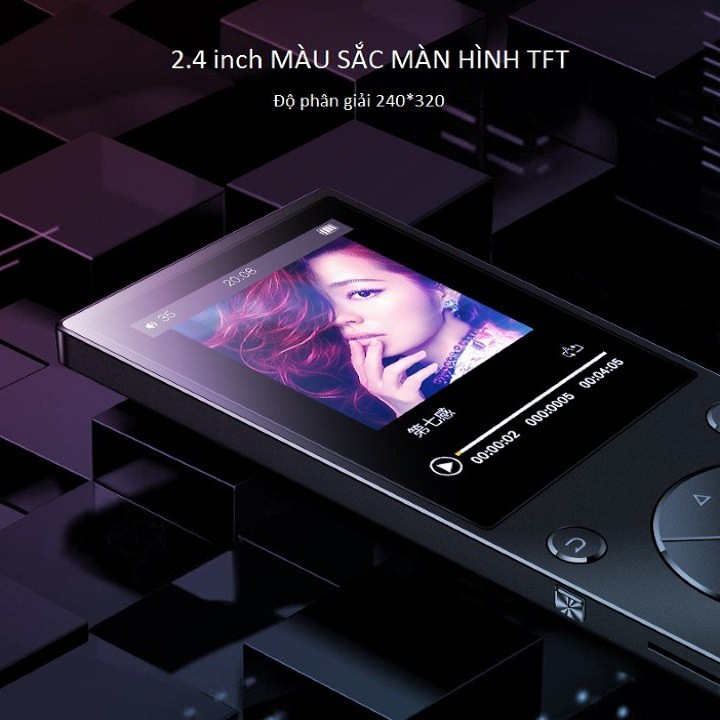 [BẢO HÀNH 1 ĐỔI 1] MÁY NGHE NHẠC XEM PHIM BLUETOOTH RUIZU D11 BỘ NHỚ TRONG 8GB