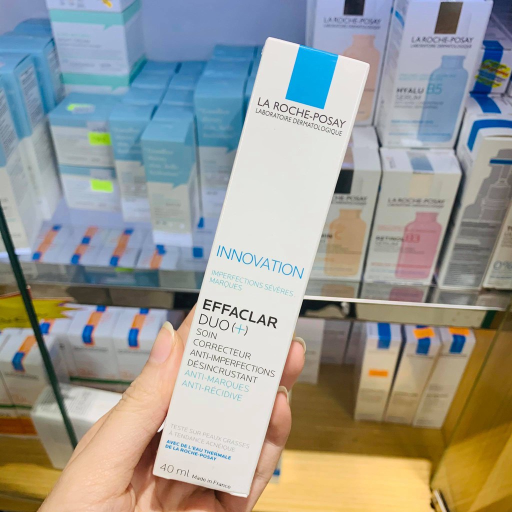 Kem giảm mụn La Roche Posay Effaclar DUO+