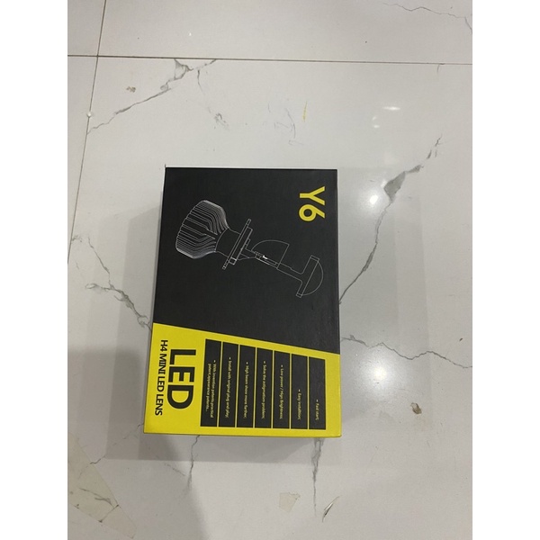 Đèn Pha led K3 và Y6 chân H4 bảo hành 1 năm lắp cho xe máy và ô tô sáng siêu mạnh