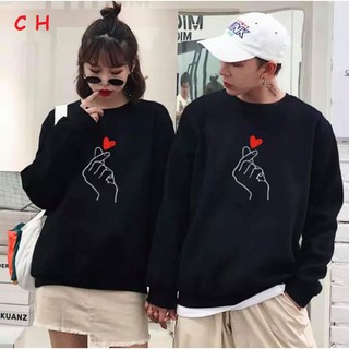 áo đôi Hodie thả tim