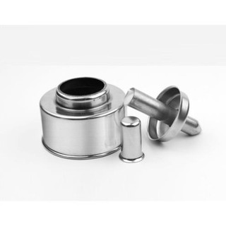 Đèn cồn bằng inox 200ml màu bạc