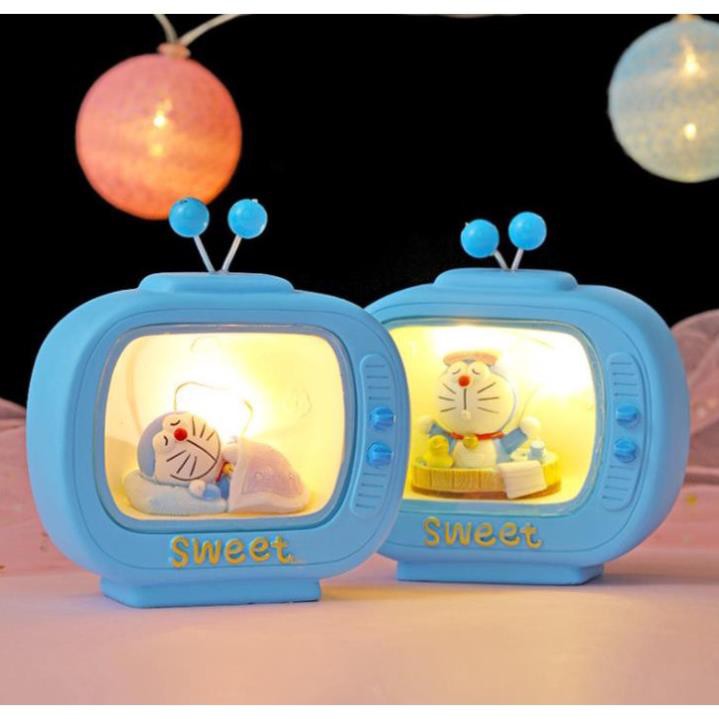 Đèn ngủ Tivi DORAEMON Trang Trí Phòng Ngủ Siêu Dễ Thương