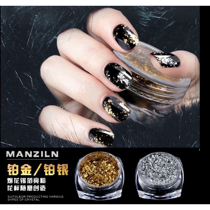 Giấy nhún vàng -bạc vụn