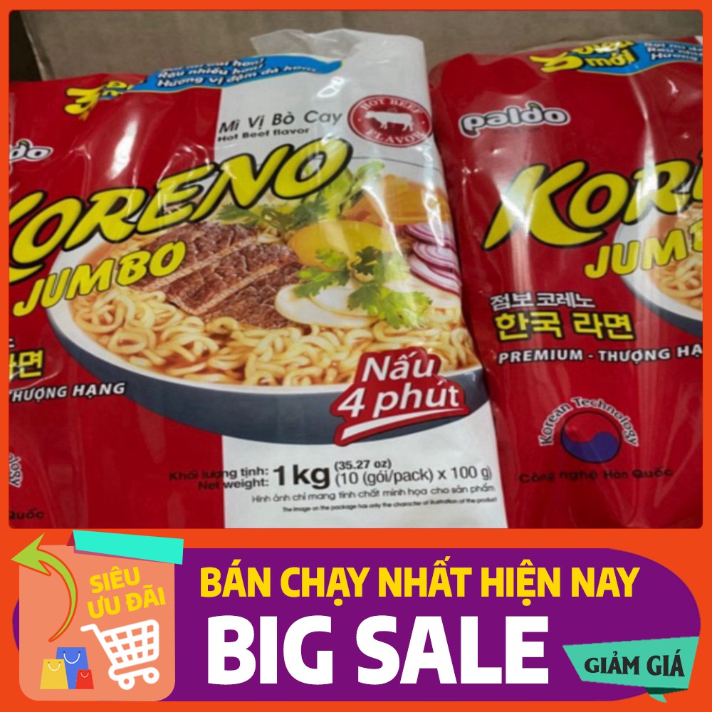 MÌ HÀN QUỐC KORENO JUMBO - Mỳ ăn liền ngon số 1 hàn quốc | BigBuy360 - bigbuy360.vn