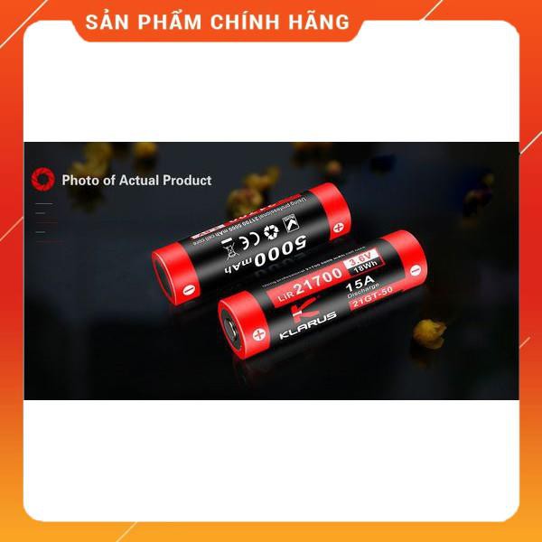 Pin sạc Li-ion KLARUS 21700 dung lượng 5000mAh