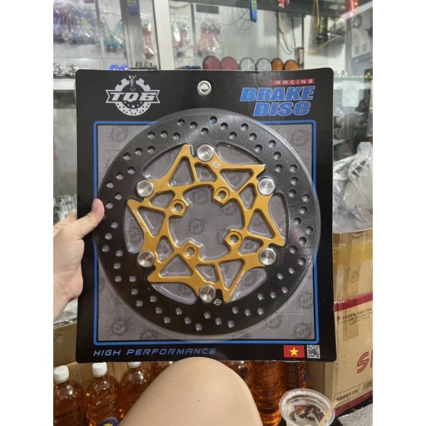 Đĩa TQ6 lòng nhôm size 267mm gắn xe máy