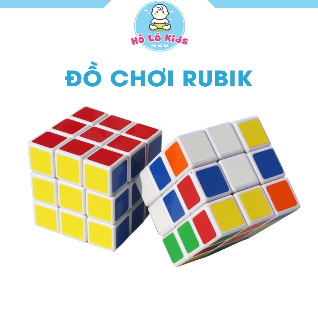 Rubic 3x3 xoay trơn trò chơi rubik phát triển trí tuệ cho bé Hồ Lô Kids