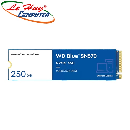 Ổ cứng SSD Western Digital SN570 Blue 250GB M.2 2280 PCIe NVMe 3x4 WDS250G3B0C